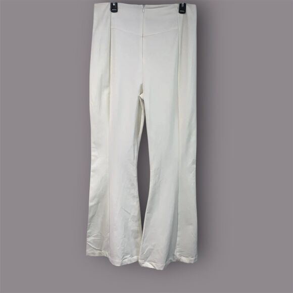 Free People Women’s Real Deal Slit Pant In Off White Size XL NWT - Picture 5 of 16